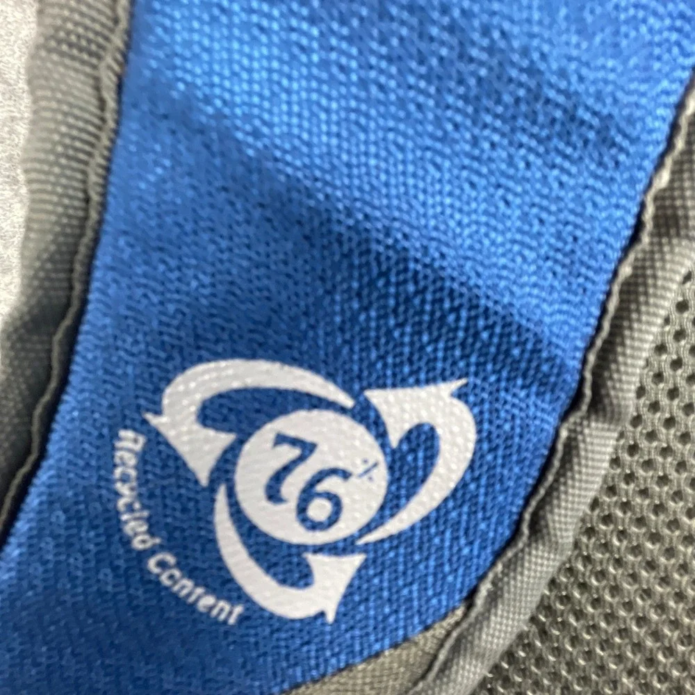 Osprey Daypack Blue Gray Everyday Recycled Backpack AirSpeed  Daypack Hiking Bag